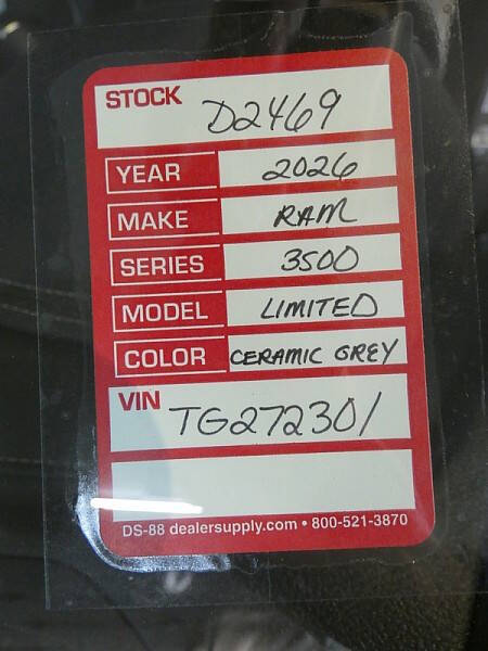 2026 RAM 3500