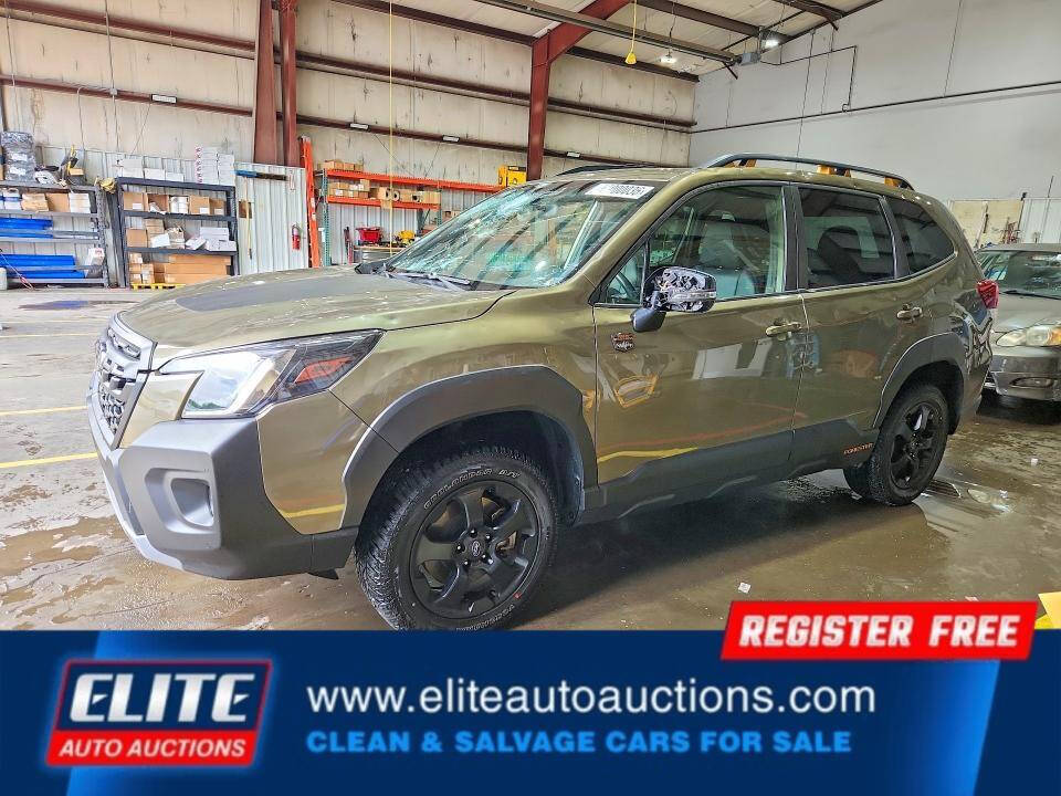 Green 2023 Subaru Forester Wilderness AWD Wilderness 4dr Crossover 1