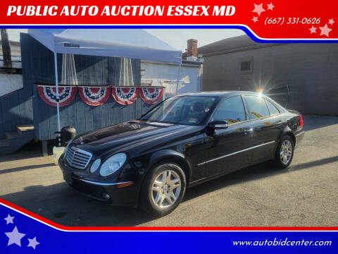 2005 Mercedes-Benz E-Class for sale at PUBLIC AUTO AUCTION ESSEX MD in Essex MD