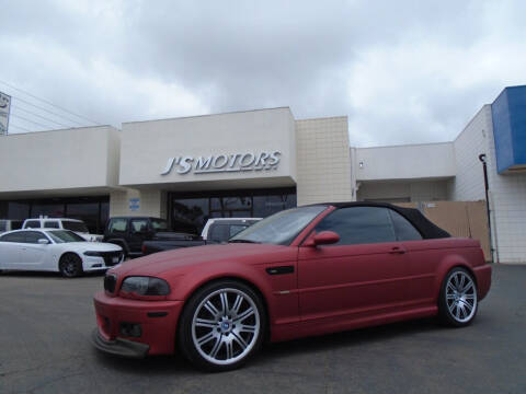 2005 BMW M3 for sale at J'S MOTORS in San Diego CA