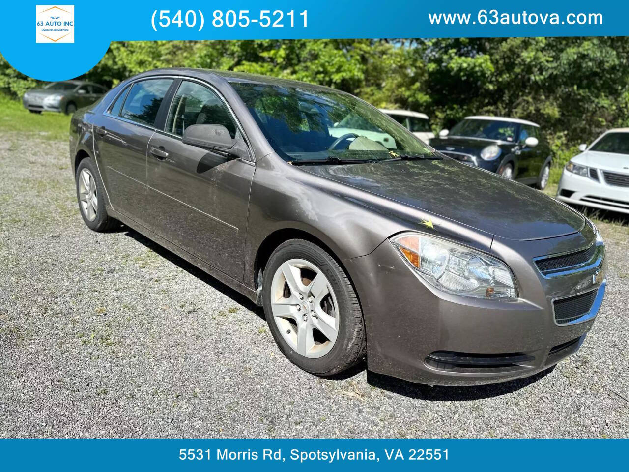 2011 Chevrolet Malibu for sale at 63 Auto Inc in Spotsylvania, VA