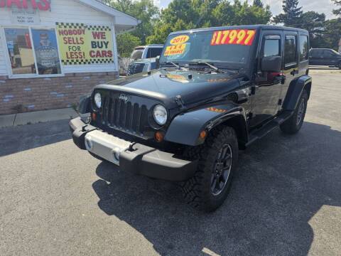 2011 Jeep Wrangler Unlimited for sale at Excel Auto Sales LLC in Kawkawlin MI