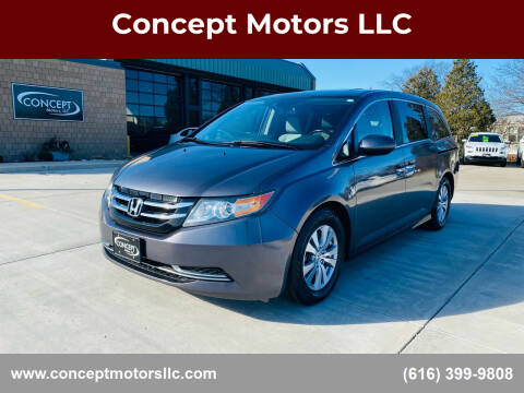 2015 Honda Odyssey for sale at Concept Motors LLC in Holland MI