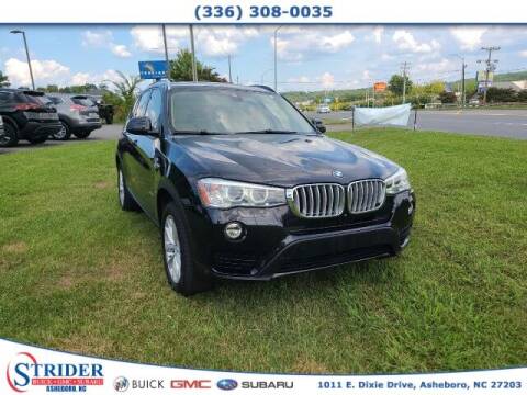 2017 BMW X3 for sale at STRIDER BUICK GMC SUBARU in Asheboro NC