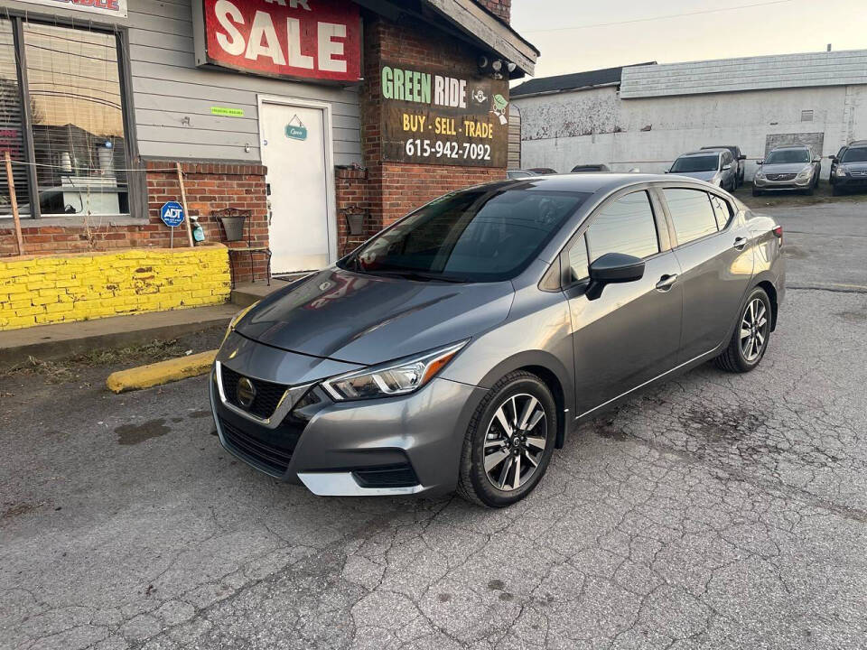 2021 Nissan Versa for sale at Green Ride LLC in NASHVILLE, TN