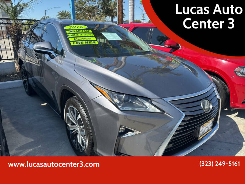 2016 Lexus RX 350 for sale at Lucas Auto Center 3 in South Gate CA
