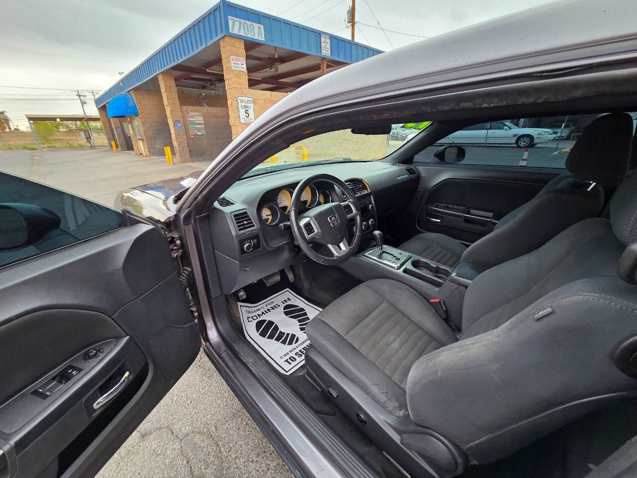 Gray 2013 Dodge Challenger SXT SXT 2dr Coupe 9