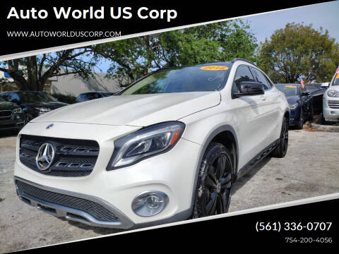 2018 Mercedes-Benz GLA for sale at Auto World US Corp in Plantation FL