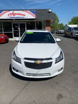 2012 Chevrolet Cruze for sale at American Auto Sales LLC in Charlotte NC