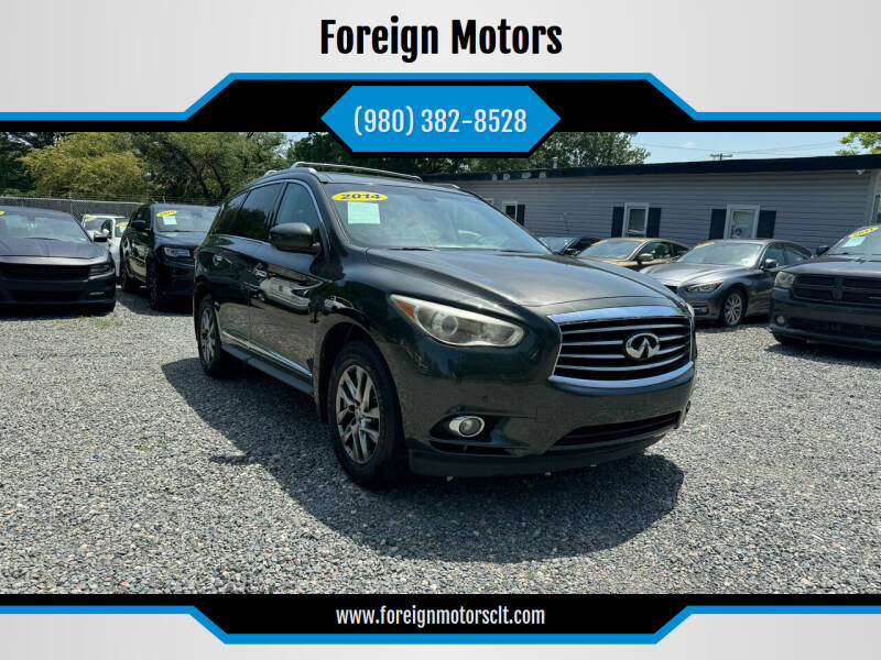 2014 Infiniti QX60 for sale at Foreign Motors in Kannapolis NC