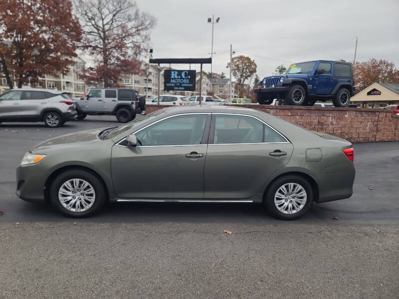 2012 Toyota Camry for sale at R C Motors in Lunenburg MA