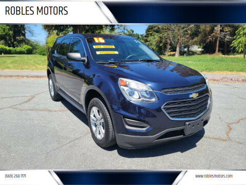 2016 Chevrolet Equinox for sale at ROBLES MOTORS in San Jose CA