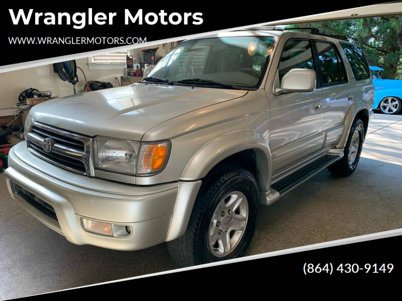 2000 Toyota 4Runner for sale at Wrangler Motors in Spartanburg SC