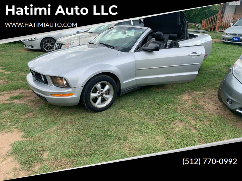 2007 Ford Mustang for sale at Hatimi Auto LLC in Buda TX