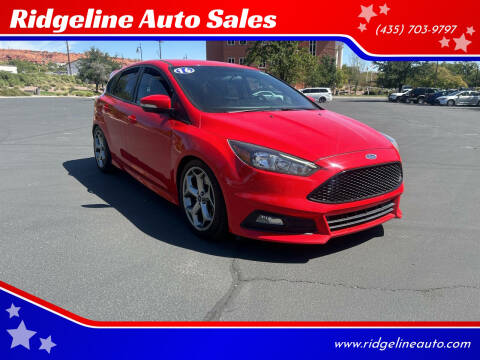 2016 Ford Focus for sale at Ridgeline Auto Sales in Saint George UT