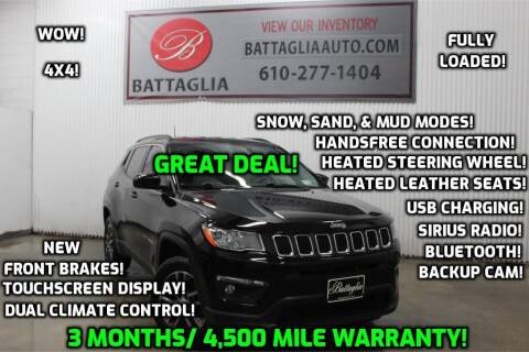 2017 Jeep Compass for sale at Battaglia Auto Sales in Plymouth Meeting PA
