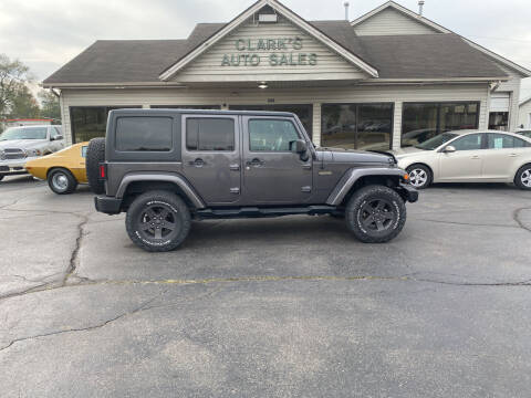 2016 Jeep Wrangler Unlimited for sale at Clarks Auto Sales in Middletown OH