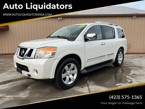 2013 Nissan Armada for sale at Auto Liquidators in Bluff City TN