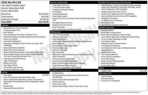 2022 Kia K5