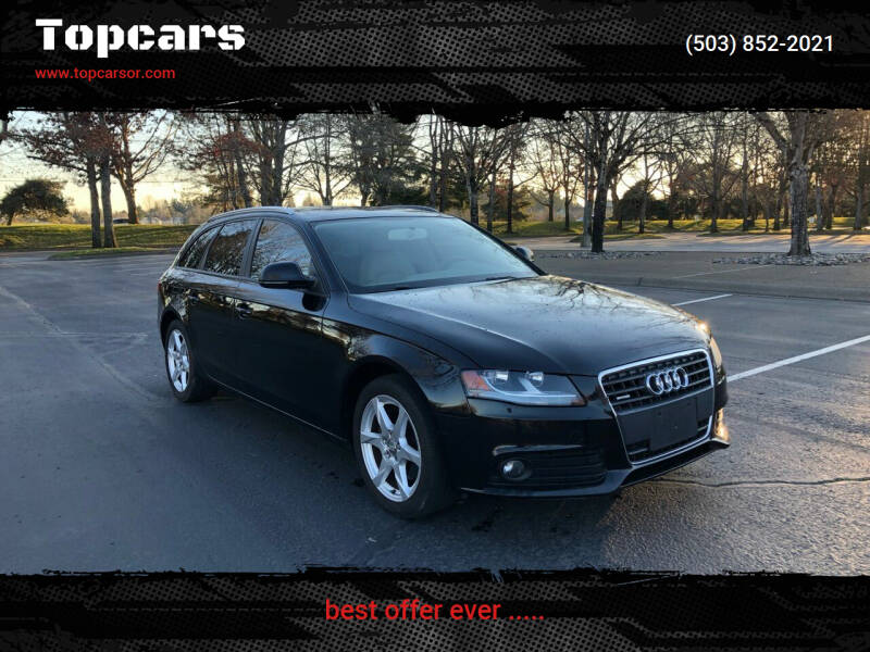 2009 Audi A4 for sale at Topcars in Wilsonville OR