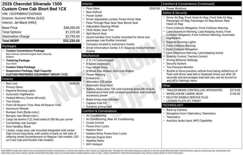 2026 Chevrolet Silverado 1500