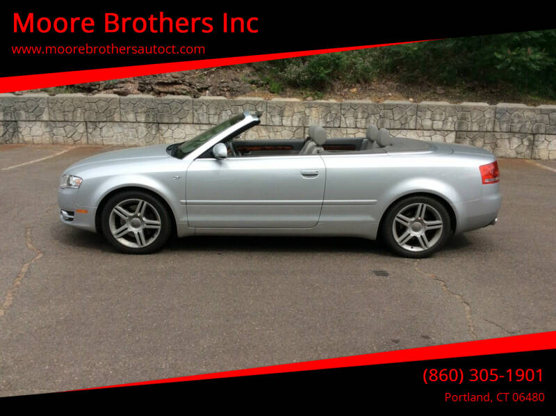 2008 Audi A4 for sale at Moore Brothers Inc in Portland CT