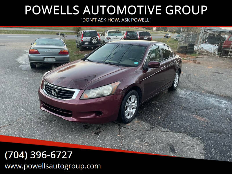 2008 Honda Accord for sale at POWELLS AUTOMOTIVE GROUP in Gastonia NC