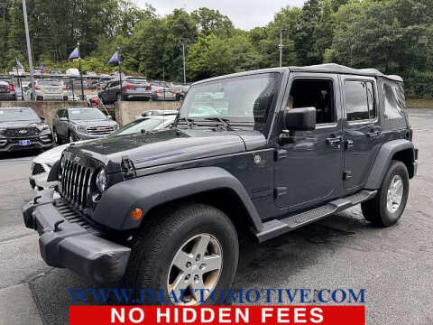 2016 Jeep Wrangler Unlimited for sale at J & M Automotive in Naugatuck CT