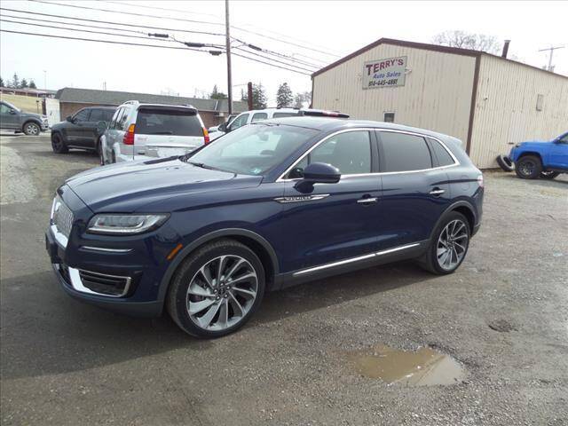 2019 Lincoln Nautilus for sale at Terrys Auto Sales in Somerset PA