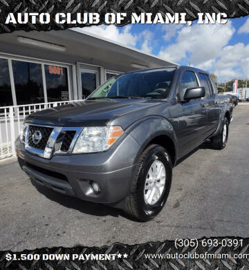 2016 Nissan Frontier for sale at AUTO CLUB OF MIAMI, INC in Miami FL