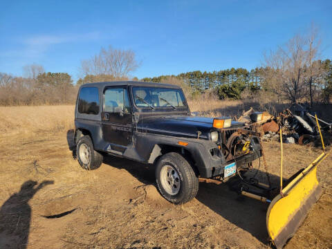1991 Jeep Wrangler for sale at DV Wholesale Cars and Trucks in Ham Lake MN