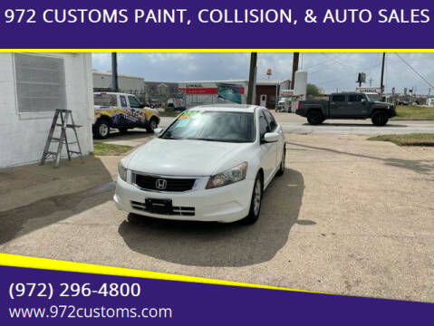 2010 Honda Accord for sale at 972 CUSTOMS PAINT, COLLISION, & AUTO SALES in Duncanville TX