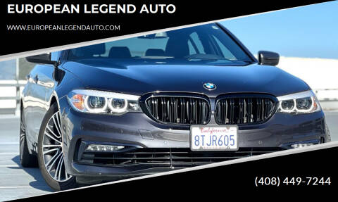 2017 BMW 5 Series for sale at EUROPEAN LEGEND AUTO in San Jose CA