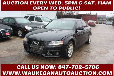 2012 Audi A4 for sale at Waukegan Auto Auction in Waukegan IL