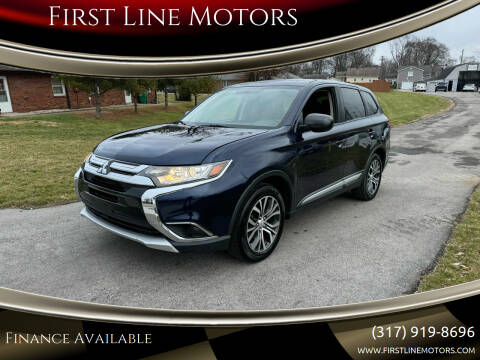 2017 Mitsubishi Outlander for sale at First Line Motors in Jamestown IN