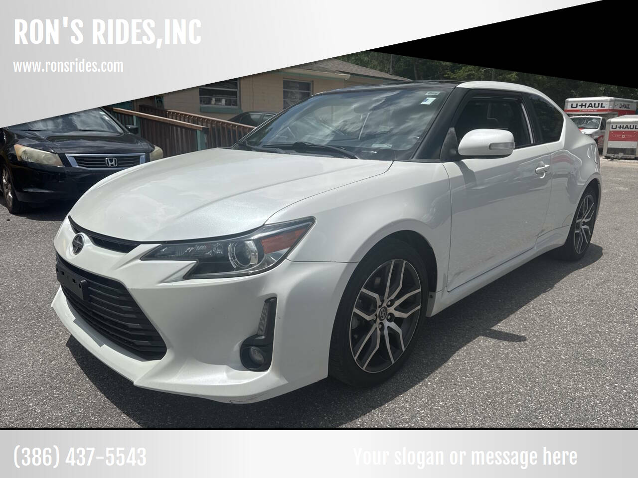 White 2015 Scion tC Coupe Front-Wheel Drive 6-Speed Manual
