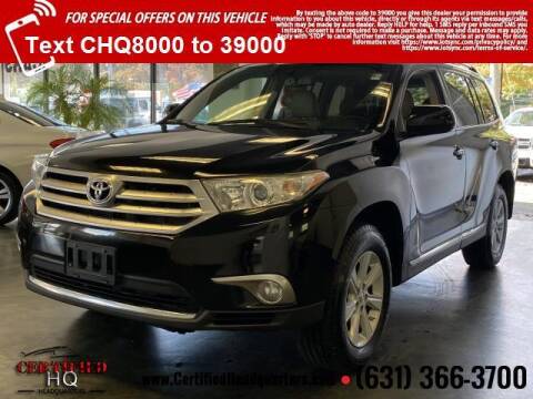 2013 Toyota Highlander for sale at CERTIFIED HEADQUARTERS in Saint James NY