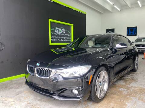 2015 BMW 4 Series for sale at GCR MOTORSPORTS in Hollywood FL