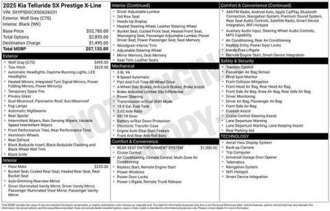 2025 Kia Telluride SX-Prestige X-Line