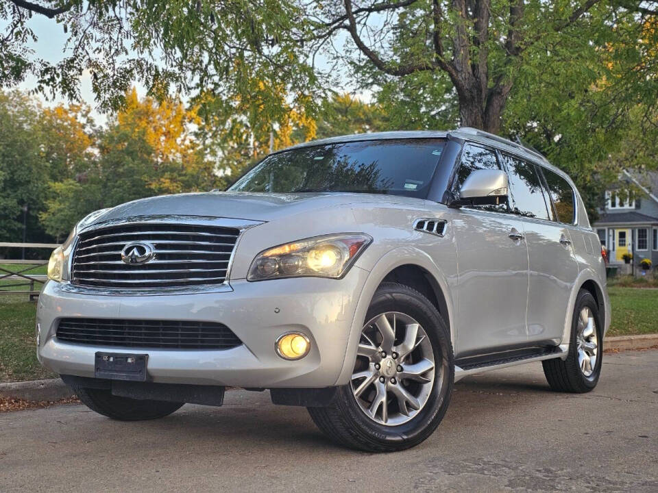 2012 INFINITI QX56 for sale at Quantum Auto Co in Plainfield, IL