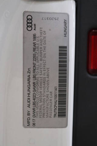 2018 Audi TT 2.0T quattro