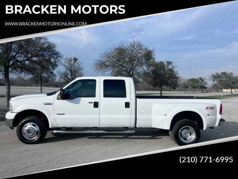 2007 Ford F-350 Super Duty for sale at BRACKEN MOTORS in San Antonio TX