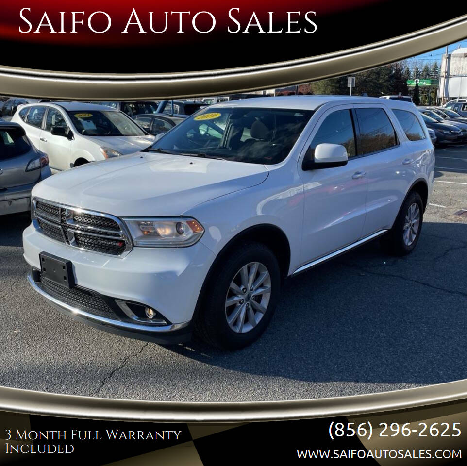 2019 Dodge Durango for sale at Saifo Auto Sales in Delran, NJ