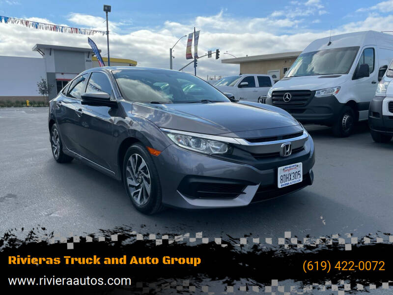 2018 Honda Civic for sale at Rivieras Truck and Auto Group in Chula Vista CA
