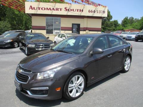 2015 Chevrolet Cruze for sale at Automart South in Alabaster AL