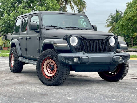 2018 Jeep Wrangler Unlimited for sale at AUTO BURGOS in Hollywood FL