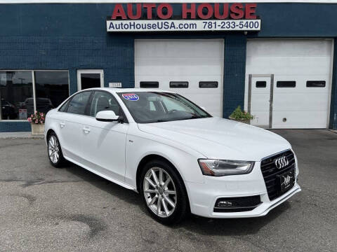 2016 Audi A4 for sale at Auto House USA in Saugus MA