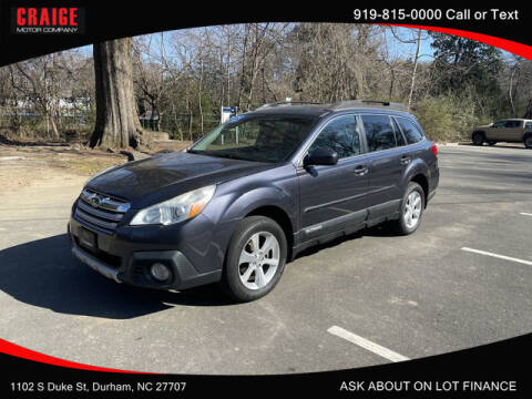2013 Subaru Outback for sale at CRAIGE MOTOR CO in Durham NC