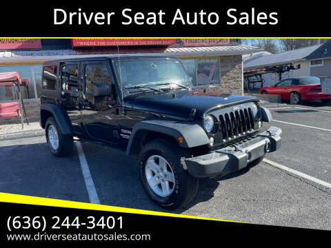 2016 Jeep Wrangler Unlimited for sale at Driver Seat Auto Sales in Saint Charles MO