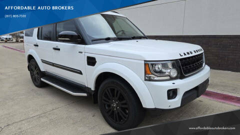 2016 Land Rover LR4 for sale at AFFORDABLE AUTO BROKERS in Keller TX